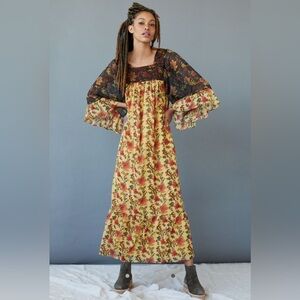 Anthropologie Let Me Be Lilian Maxi Dress